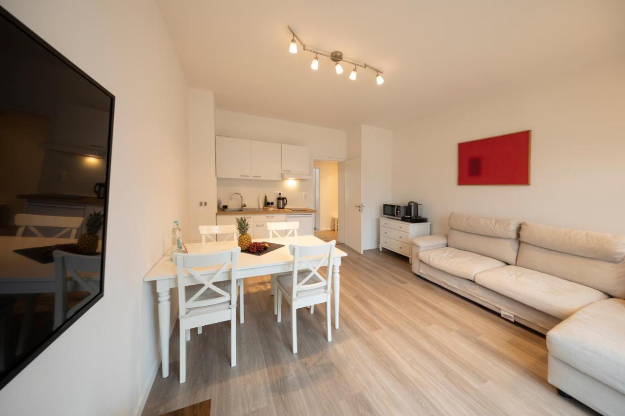 Jaybnb - Apartment Direkt Am Hafen Mit Terrasse Und Uhd Tv Dortmund Exteriör bild